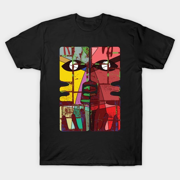 shapes and vivid colors for your shirt design T-Shirt by DELQABEL